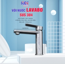 Vòi Lavabo Sus 304 Inox Cao