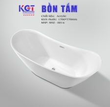 Bồn Tắm Nằm Acrylic 6014 ( Màu Trắng )