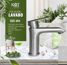 Vòi Lavabo Sus 304 ( Nóng Lạnh )