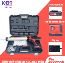 Súng Bắn Keo Silicon Sử Dụng Bằng Pin