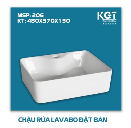 Chậu Rửa Lavabo Đặt Bàn 206